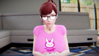 D.Va Game Over [Nude][Reinamation][NO WM][4K]