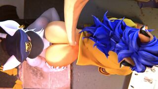 Officer Flint X Carmelita Fox