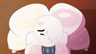 Connie blows gumball