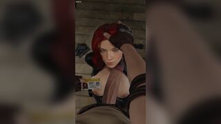 Black Widow Blows  Massive Cock