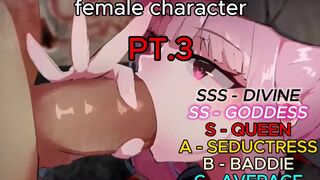 Rating fiction female character | PT.3 | WIS EDIT