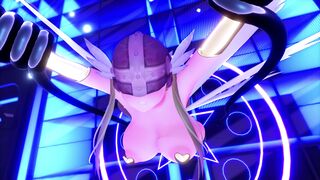 Angewomon in KUROMARU's trap! (Pasties) [ブラン]