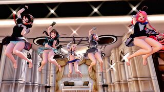 Shimakaze & Fleet Girls - Kimagure Mercy (ver. 2) [MMD R15] Panman