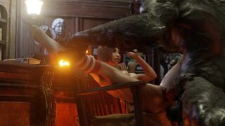 Ada Wong fucked by werewolf