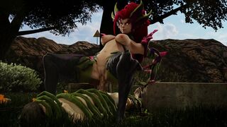 Zyra captured a man at the forest