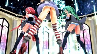 Shimakaze, Yamakaze & Kawakaze - MISTER [MMD R15] Panman