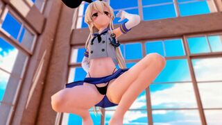 Shimakaze - LAMB [MMD R15] Panman