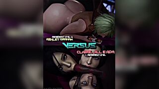 Ashley vs Jill, Claire & Ada|WISexier Edit