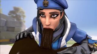 Overwatch Blowjobs and Bouncing PMV