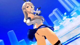 Shimakaze - Luvoratorrrrry [MMD R15] Sima