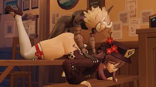 [4K] Hu Tao x Hilichurl [Bubukuin]