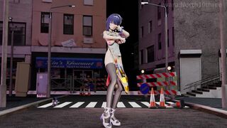 Cloth solves anal  Anal prolapse  anal_prolapse  Black silk Bulging belly Blonia Glow