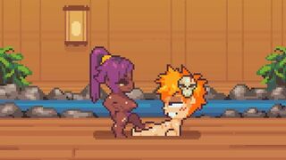 Yoruichi x Ichigo onsen animation