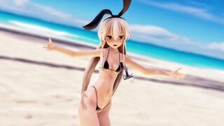 Shimakaze - Play with fire [MMD R15] Redils