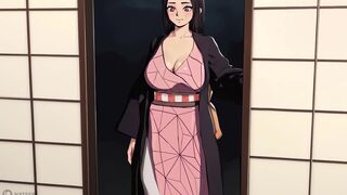 Nezuko Visits Mitsuri [Futa][NatSFW]