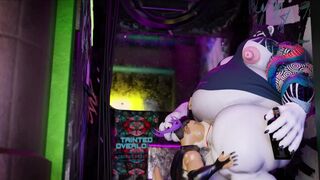 Richard dragged me to the bathroom to let loose on my throat! What a night~