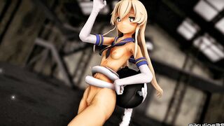 Shimakaze - Rabbit Hole [MMD R18] Mikuline39