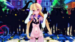 Shimakaze - POP! [MMD R15] Hamselvish
