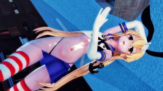 Shimakaze - Whiplash (ver. 2) [MMD R15] Hamselvish