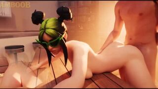 Billie Eilish Doggystyle [Bamboob]