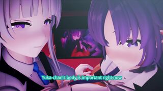 Yuuka Cuckold Report Alternate (Eng Subs) (Voiced) 4k - Poko