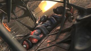 She-Venom throats Spiderman