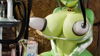 Breast milking via machinery