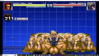 Girthy Gnolls use Umbreon as a Breeding Mount