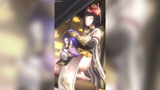 [afktl] Genshin Impact - Kujou fucks Raiden doll