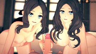 Double Handjob from Vinci