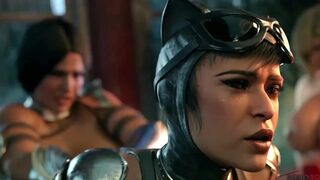 Wonder Woman & Power Girl Fuck Cat Woman(SSD edit)