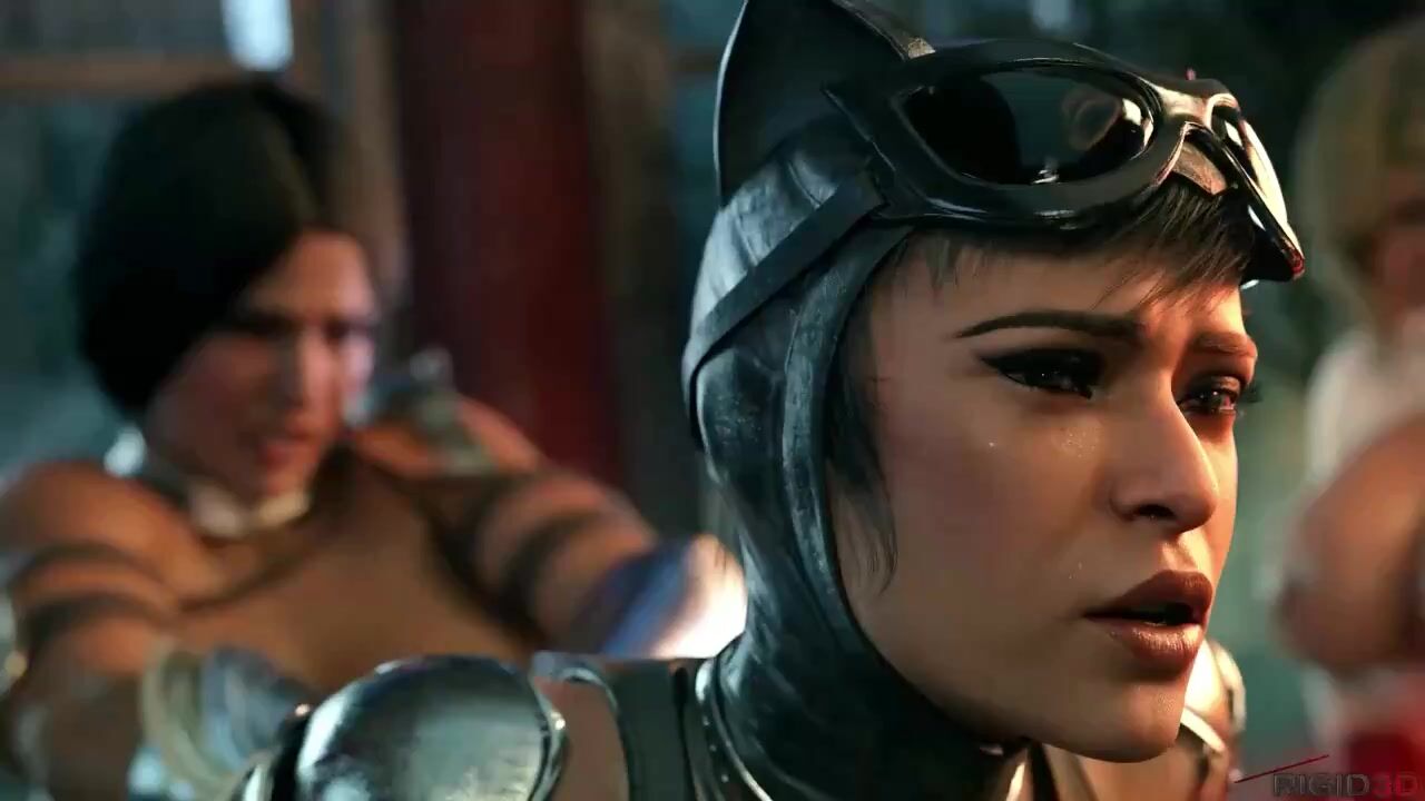Wonder Woman & Power Girl Fuck Cat Woman(SSD edit)