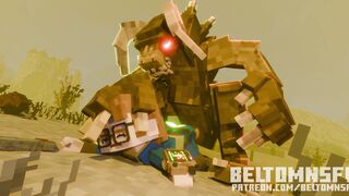 Elli x Deathclaw - Minecraft ANIMATION (BeltomNSFW)
