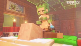 CREEPER GIRL FUCK VILLAGER FROM MINECAFT - Minecraft ANIMATION (BeltomNSFW)