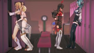 【SuzumeisGood】2024.08 Lumine x Knights of Favonius  Half-undressed