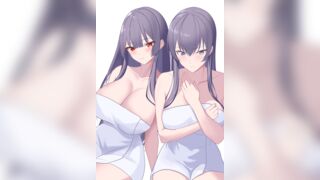 Busujima Saeko X Takamine Takane gangbang