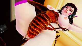 Overwatch Roach Hotel | D.va, Tracer & Widowmaker (4K)