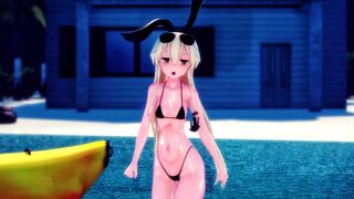 Shimakaze - Winner Island [MMD R15] Hamselvish