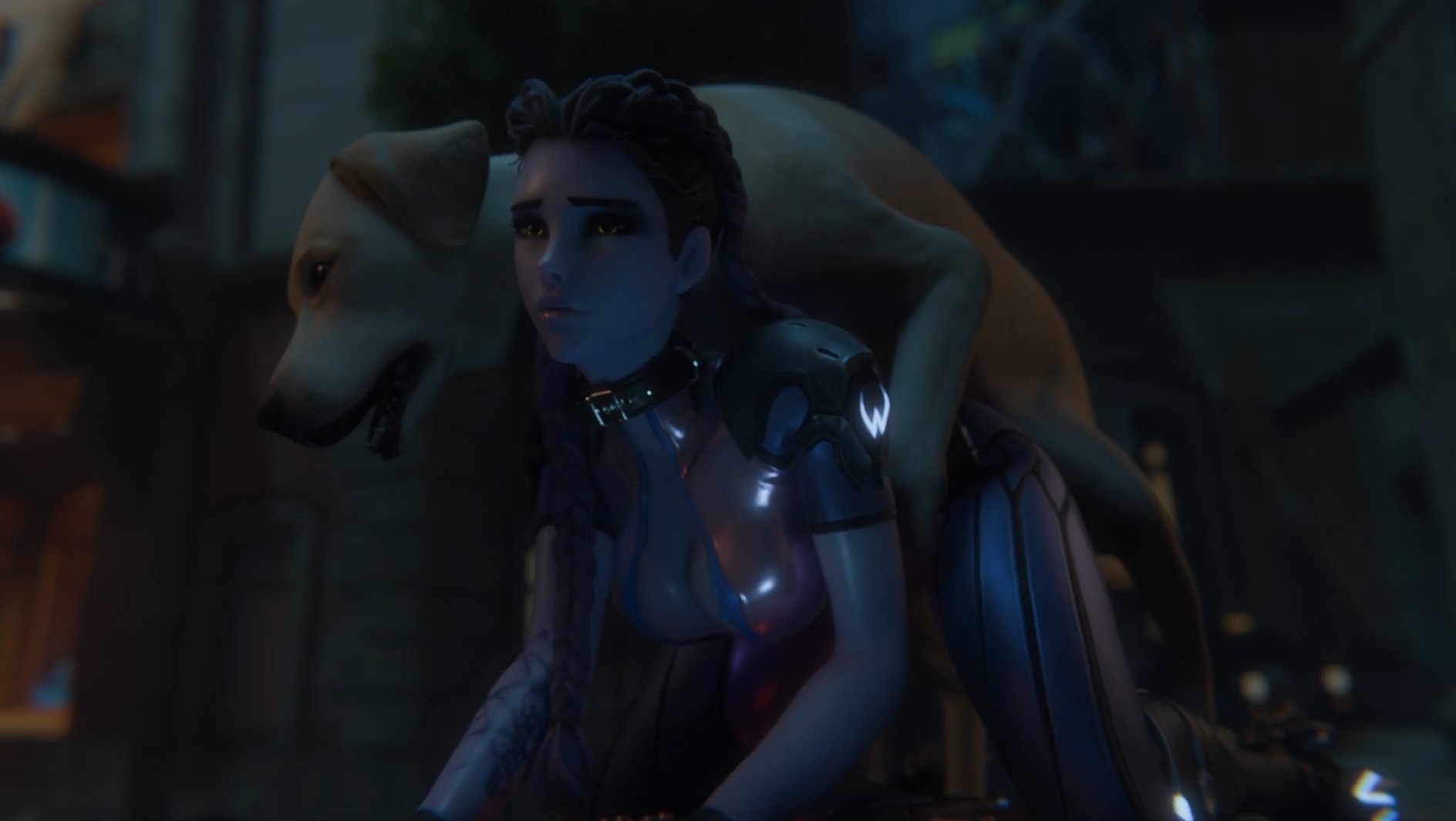 Widowmaker Doggy Fraxxlr 4k