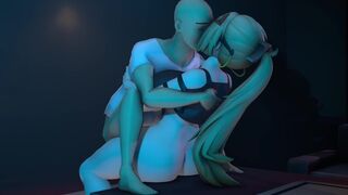 Trigger sitting missionary and leglock deepthroat