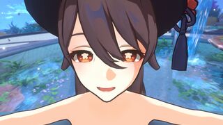 Hu-Tao And Aether Standing Sex [Loop]