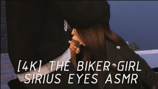 [4K] THE BIKER GIRL SIRIUS EYES ASMR SEXY BLOWJOB
