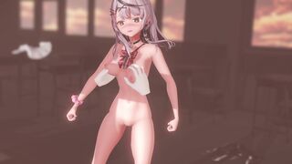 [4kmmd]Iroha Chloe Tenso Distress Blue-White ver