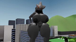 Godzilla cheating on Mothra with a thick female Muto