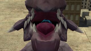 Super snack bro's vore by thelittleboot