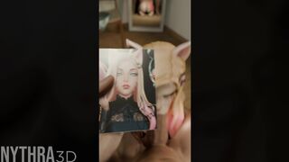 K/DA Ahri Sucks off a Fan [White]