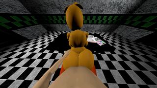 Toy chica in the office