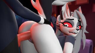 Loona x Moxxie - doggy 3d animation