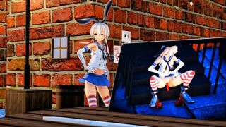 Shimakaze - Hi Fi Raver [MMD R18] Mamaimu