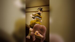 Ibuki Street Fighter footjob